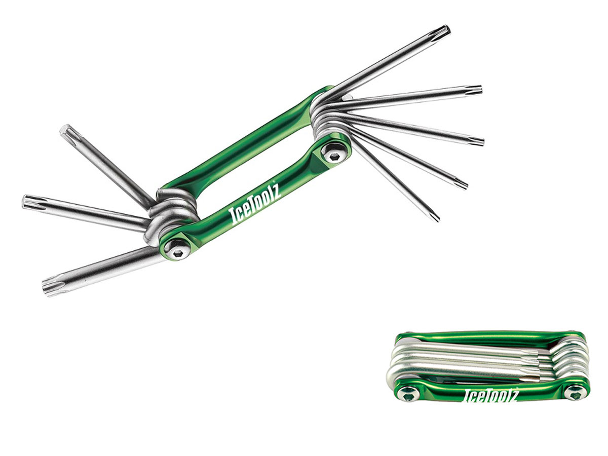  Мультитул Ice Toolz 96T1, "Star-8" Кишеньковий набір торксів 9x10x15x20x25x27x30x40 фото 2