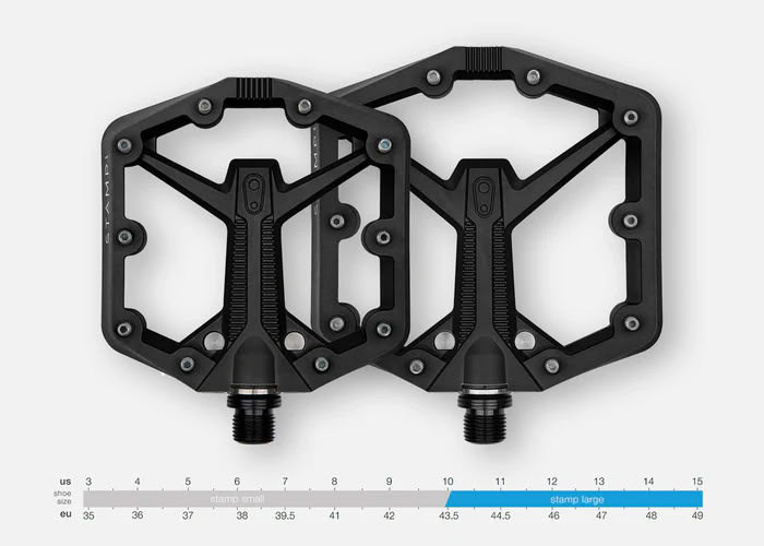 Педали Crankbrothers STAMP 1 (GEN. 2), размер L (43-49 eu), синие фото 5