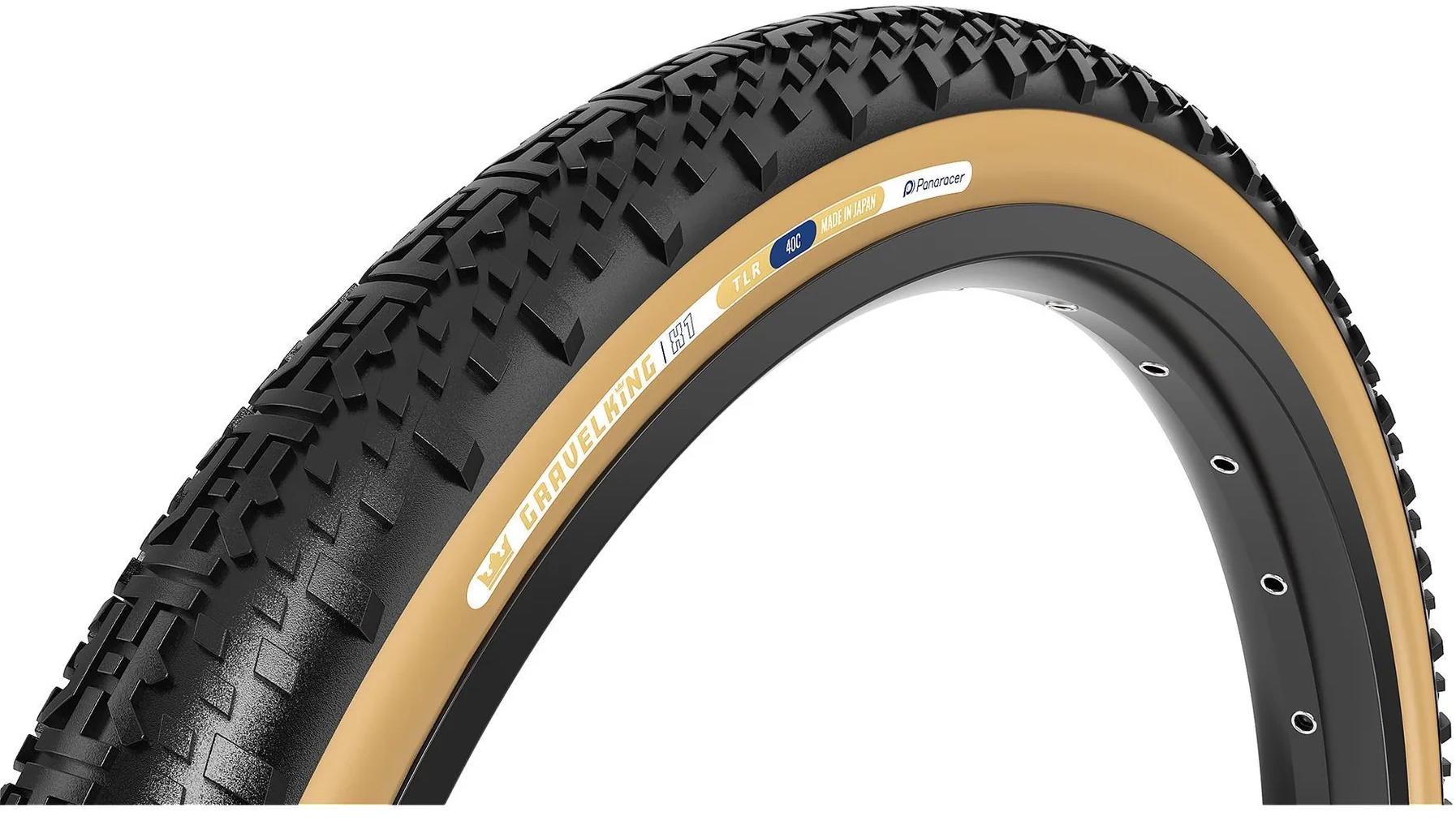 Покрышка 700x35C Panaracer GRAVELKING X1 R GEN2, черная с бежевой боковиной фото 