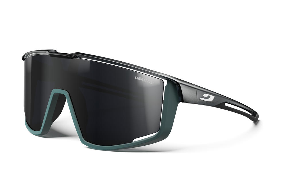 Очки Julbo FURY REACTIV PERFOMANCE 0-3, черно-зеленые, фотохромная линза фото 