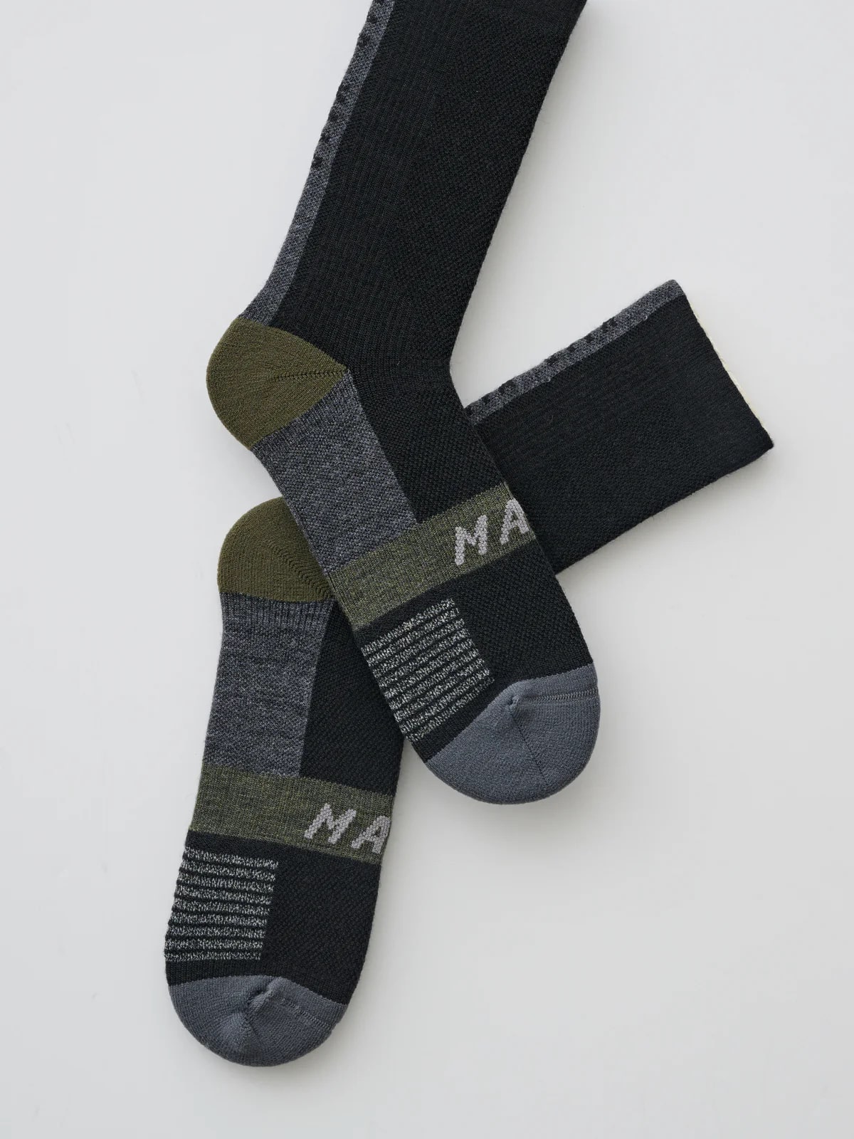 Носки MAAP Alt Road Merino Sock Black/Loam р 43-45 L/Xl фото 4