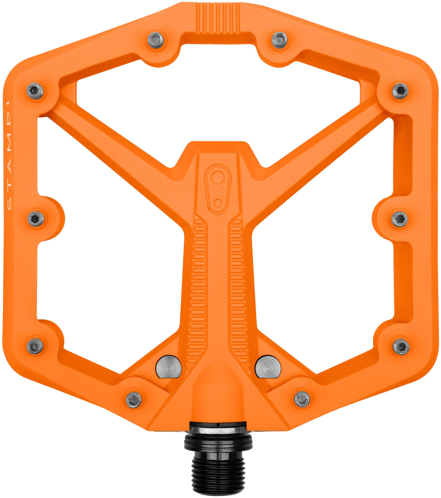 Педали Crankbrothers STAMP 1 (GEN. 2), размер L (43-49 eu), оранжевые фото 