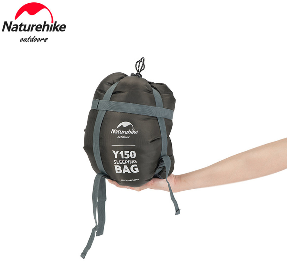 Спальный мешок Naturehike Y150 NH21MSD08, правый, темно-голубой фото 3