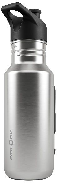 Фляга 0,4 Fidlock TWIST STEEL BOTTLE 400 + BIKE BASE, Silver фото 3