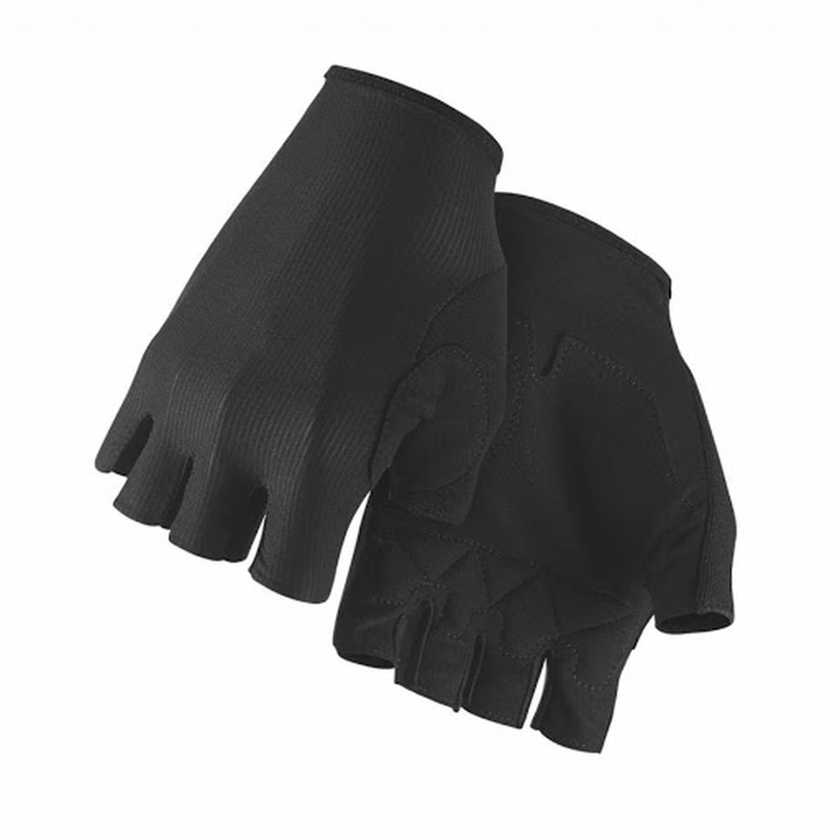 Перчатки ASSOS Equipe RS Aero SF Gloves Black Series, без пальцев, черные, S фото 