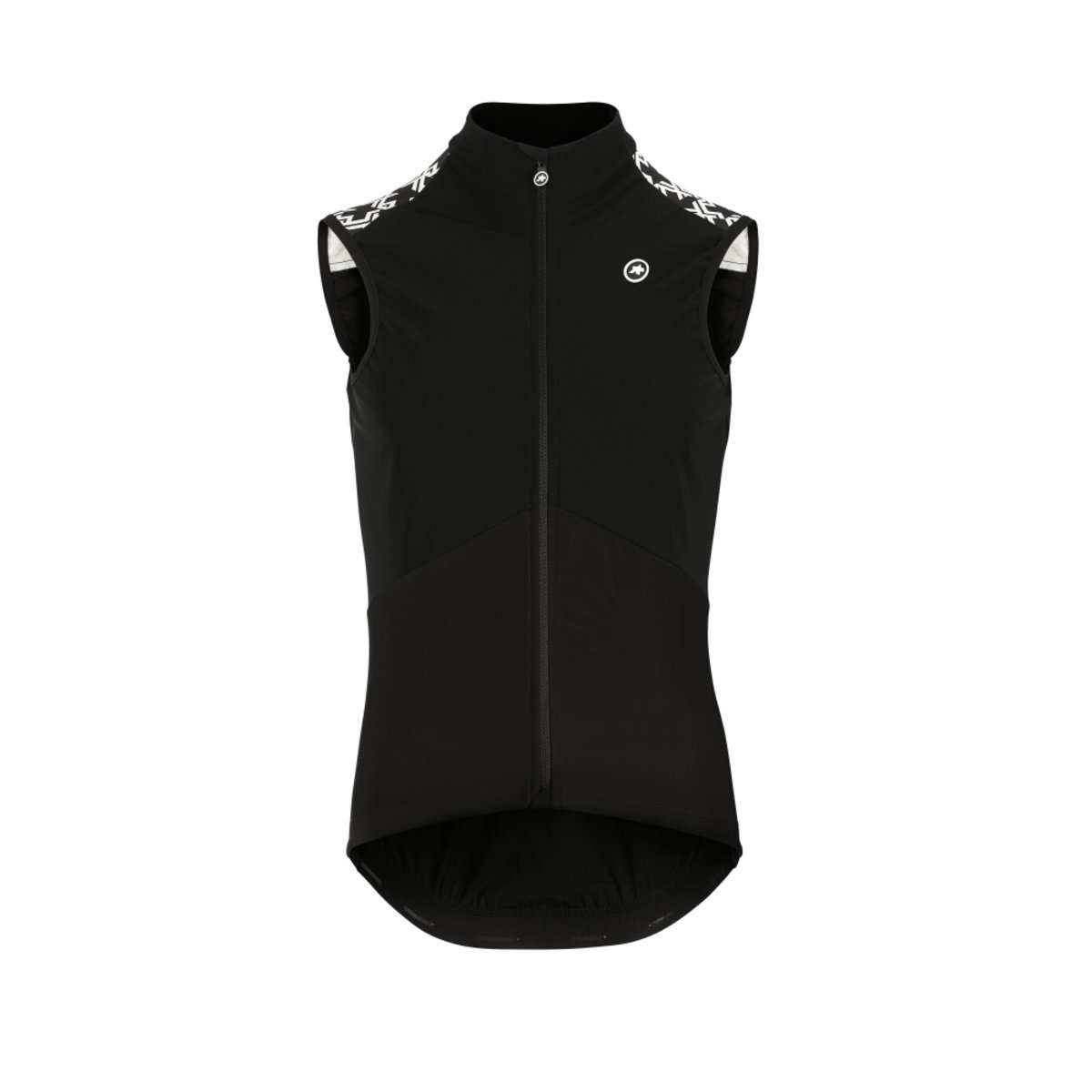 Фотографія Жилетка ASSOS Mille GT Spring Fall Airblock Vest Black Series, чоловіча, чорна з білим, S 1 Жилетка ASSOS Mille GT Spring Fall Airblock Vest Black Series, чоловіча, чорна з білим, S фото 1