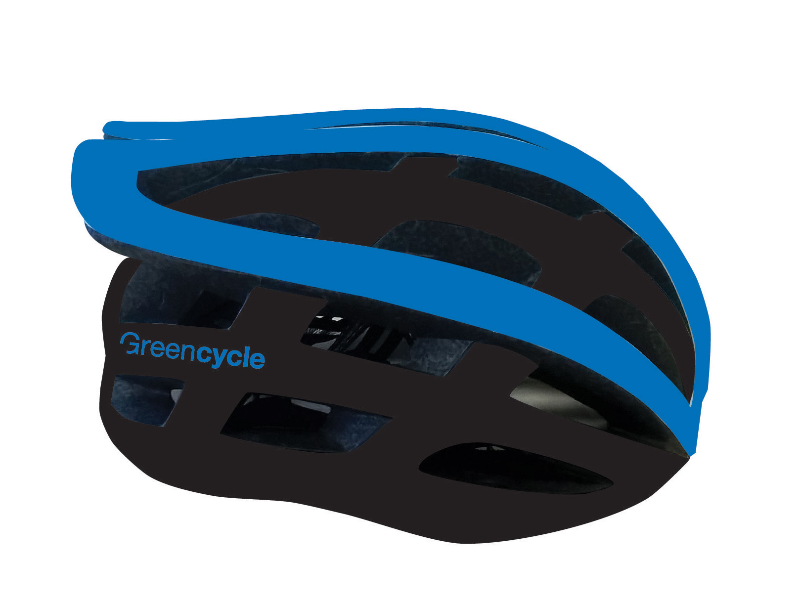Шлем Green Cycle Eos размер M для шоссе черно-синий матовый