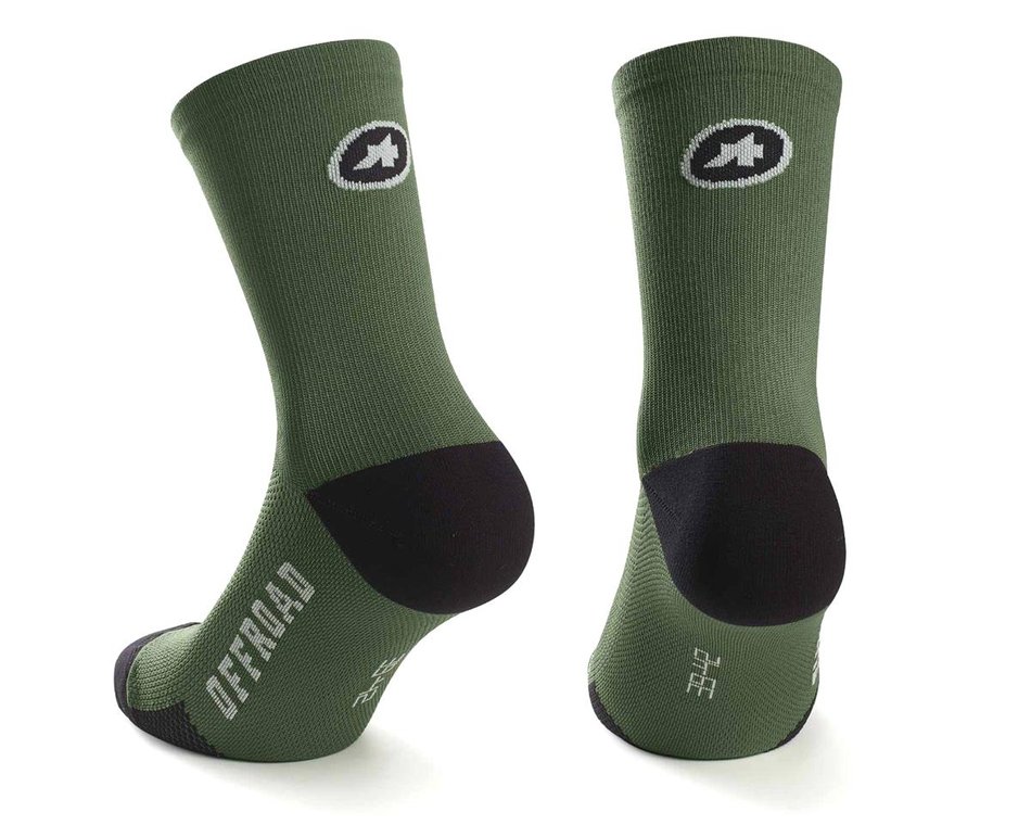 Шкарпетки ASSOS XC Socks Mugo, зелені, 0/35-38 фото 2