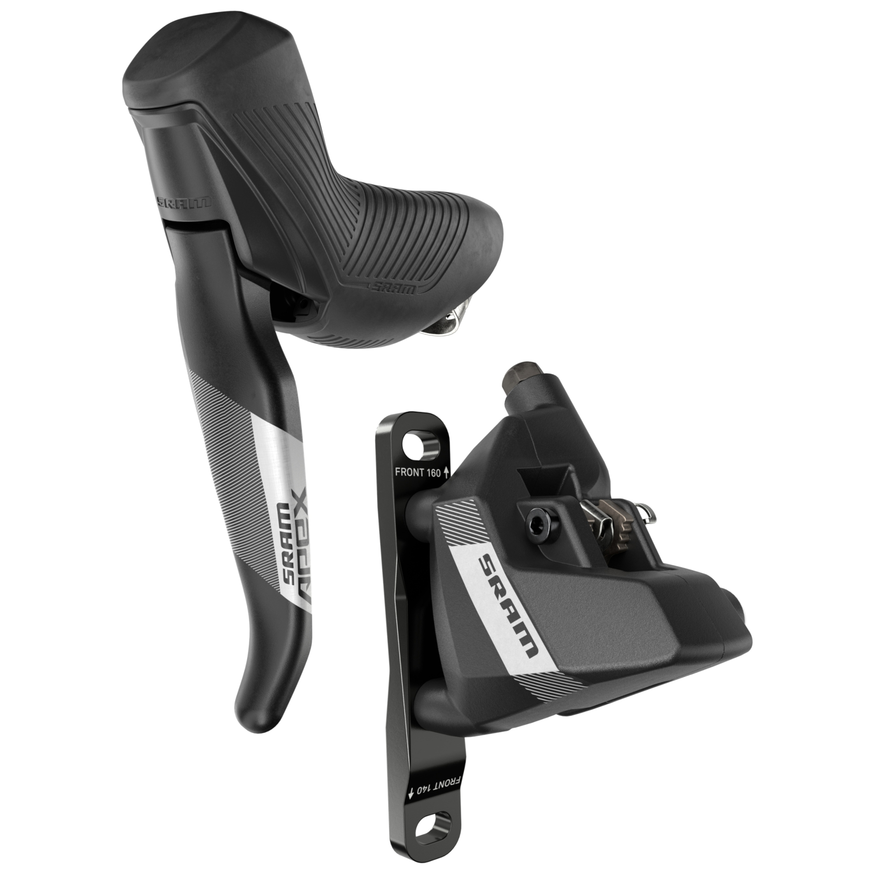 Моноблок левый Sram APEX, 1ск. + калипер тормоза, гидролиния 1100мм (ОЕМ, без упаковки) фото 