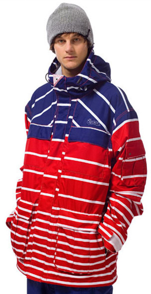 Куртка Eleven Unis размер M navy/red фото 