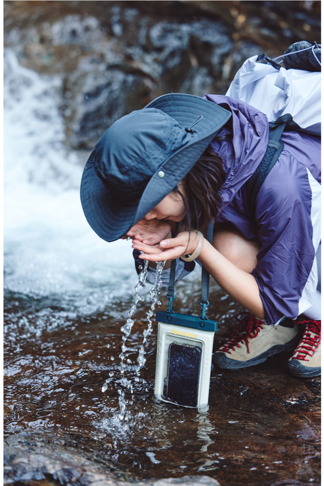 Чехол для телефона водонепроницаемый Naturehike CNK2300BS015, синий фото 4