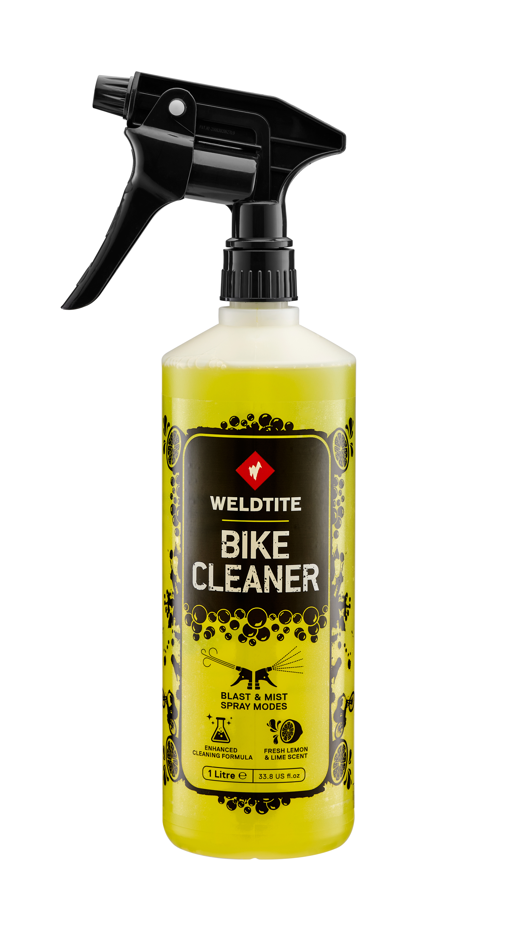 Очищувач велосипеда Weldtite 03128 BIKE CLEANER, (шампунь для велосипедів), лимон 1л фото 