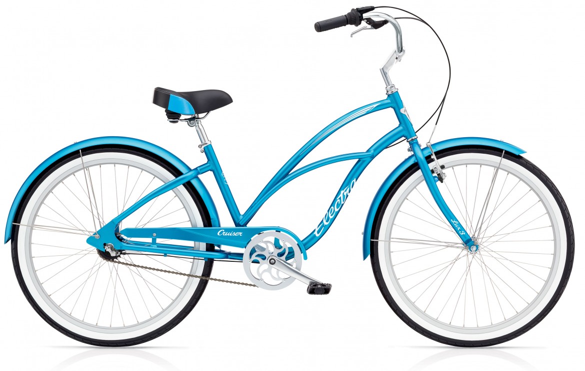 Велосипед 26" Electra Cruiser Lux 3i Ladies Blue