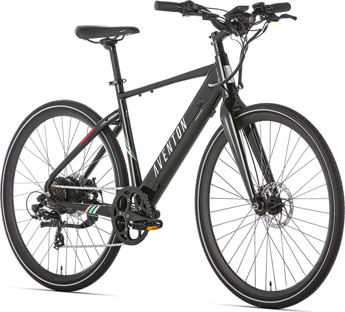 Электровелосипед 28" Aventon Soltera 7s 350 рама - L Onyx Black A3 фото 2