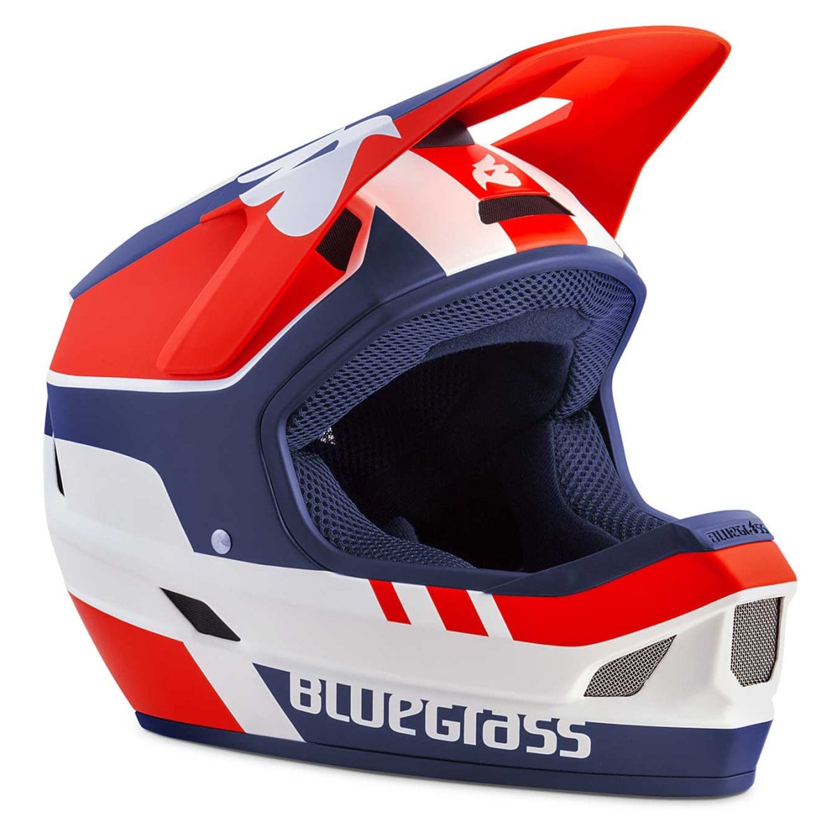 Шлем Bluegrass LEGIT CE размер M (56-58), White Red Blue Matt фото 