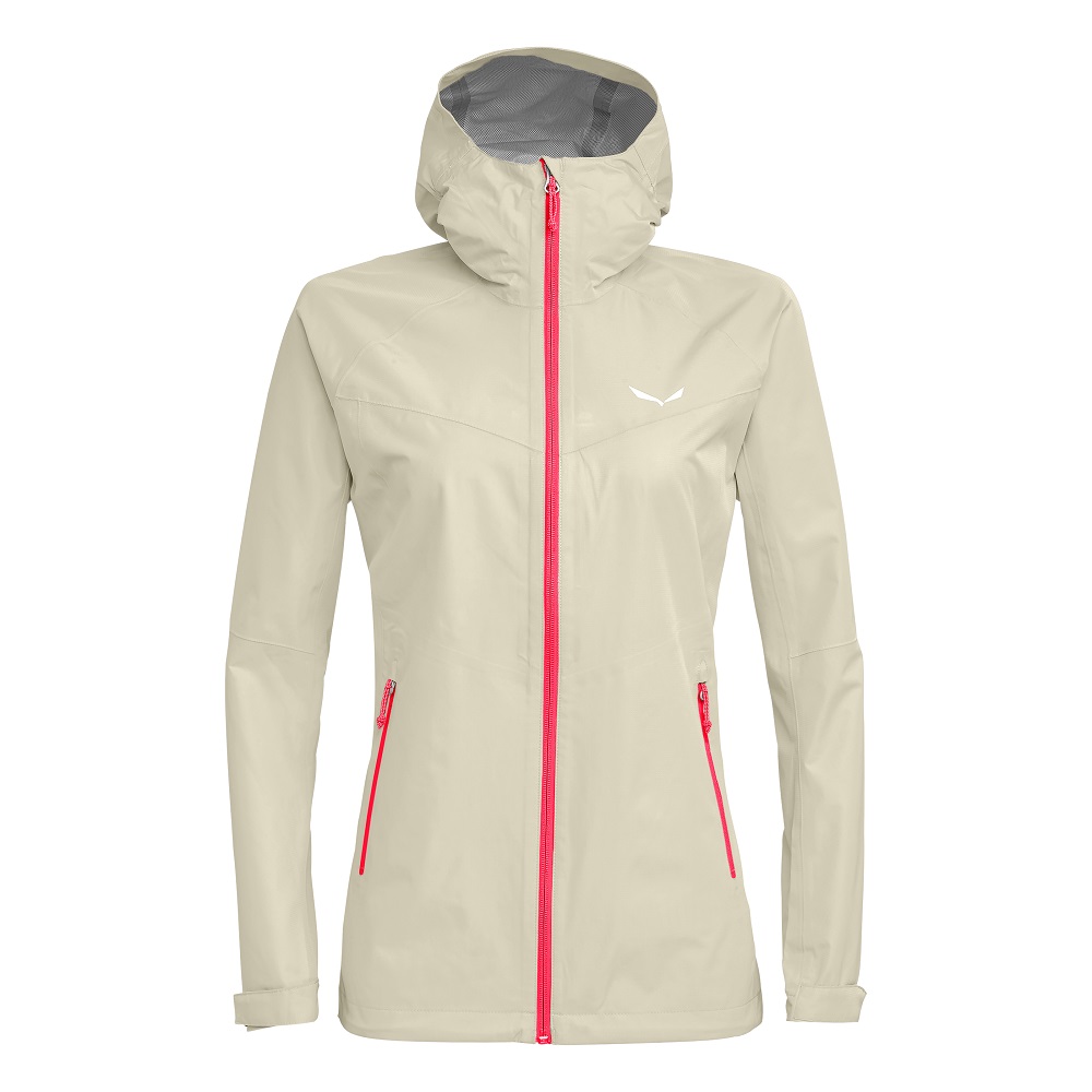 Куртка Salewa PUEZ (AQUA 3) PTX W JKT 24546 (F20) 7261 женская, размер S, бежевая фото 