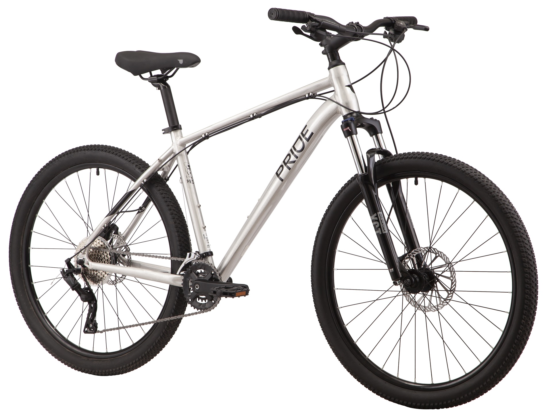 Велосипед 27,5" Pride MARVEL 7.3 рама - M сірий (гальма SRAM, задній перемикач і манетка - MICROSHIFT) A3 фото 2