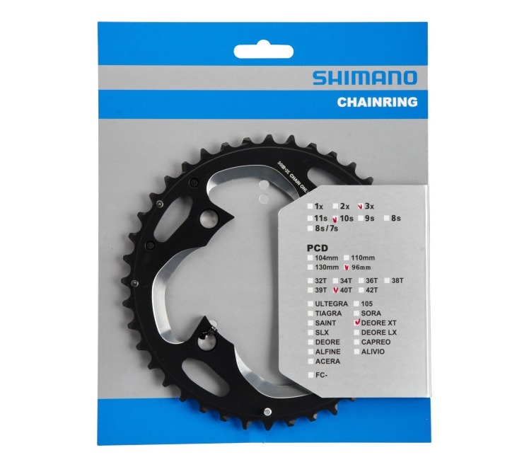 Звезда к шатуну Shimano FC-M782, 40T, 3/10-ск., АN фото 