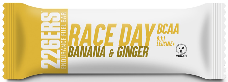 Батончик 226ERS Race Day Energy BCAA банан/имбирь 40г фото 