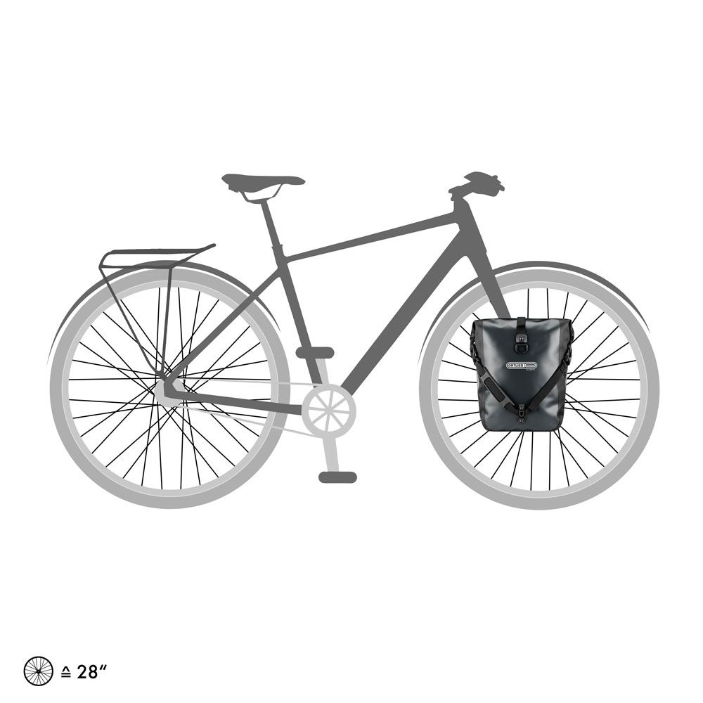 Гермосумка велосипедная Ortlieb Sport-Roller Classic- asphalt-black, 12,5 л фото 5