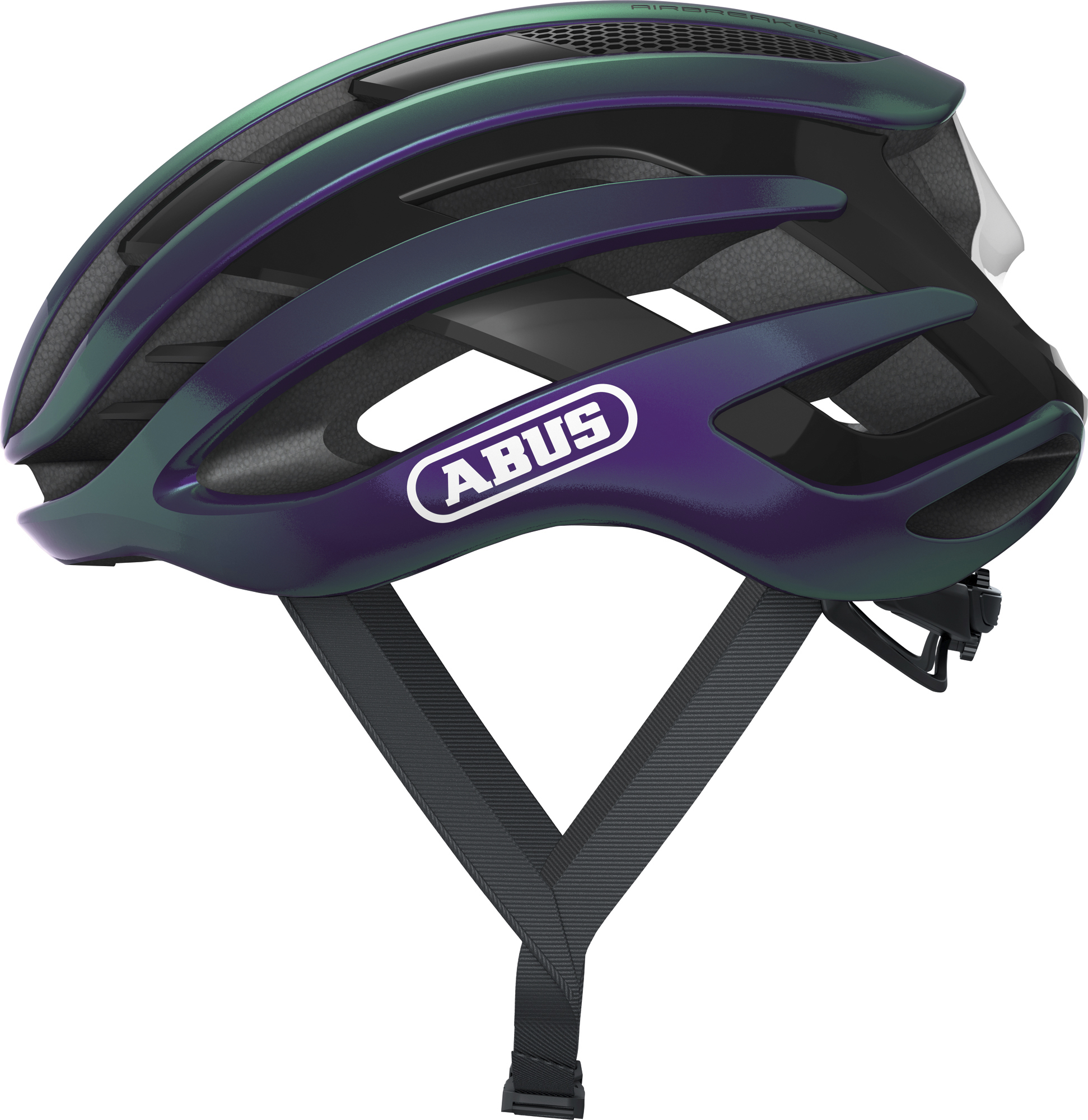Шлем ABUS AIRBREAKER, размер L (59-61 см), Flipflop Purple, фиолетово-черный фото 1