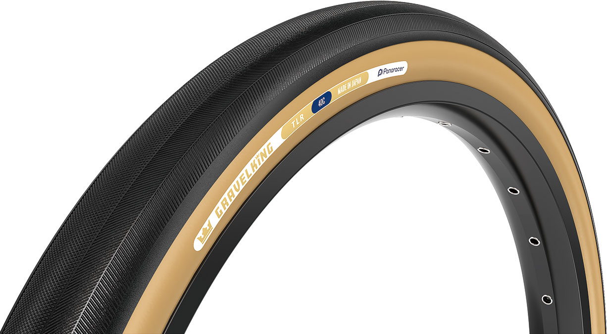 Покрышка 700x30C Panaracer GRAVELKING Slick+ GEN2, черная с коричневой боковиной фото 