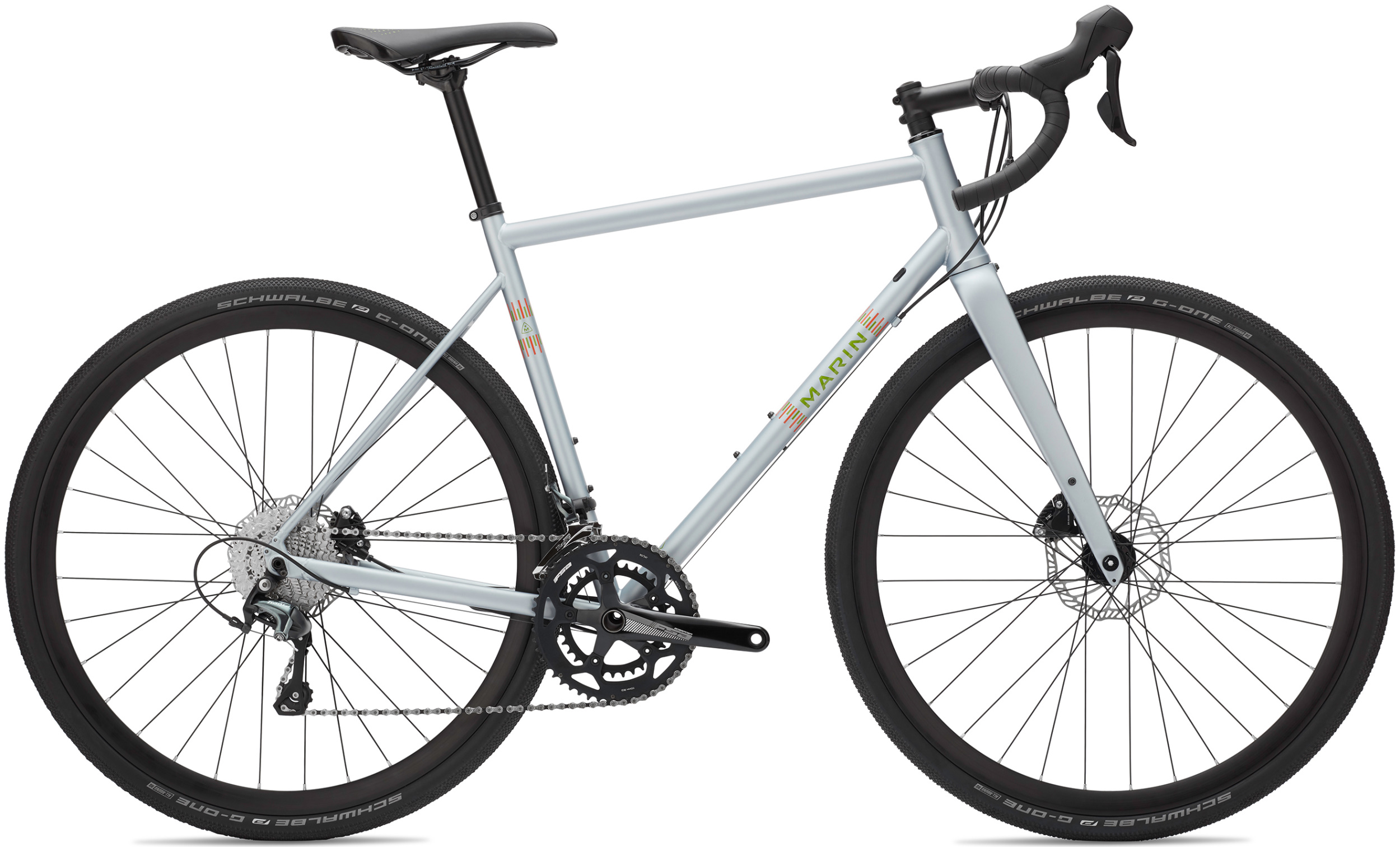 Велосипед 28" Marin NICASIO 2 рама - 56см 2020 Satin Blue/Green/Orange фото 