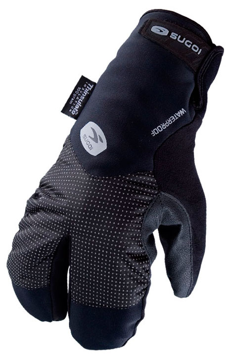 Перчатки Sugoi ZAP SUBZERO SPLITFINGER, дл. палец, мужские, black (черные), XL
