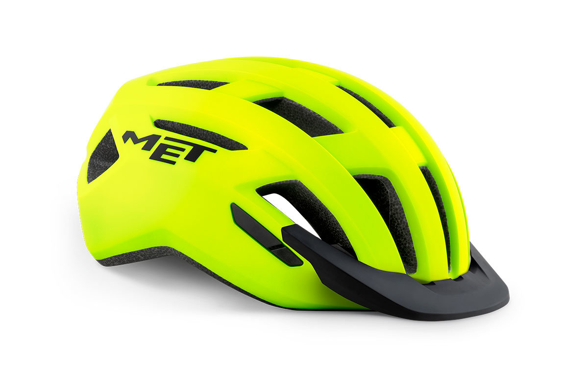 Шлем Met ALLROAD SAFETY размер S (52-56), yellow matt, желтый матовый фото 