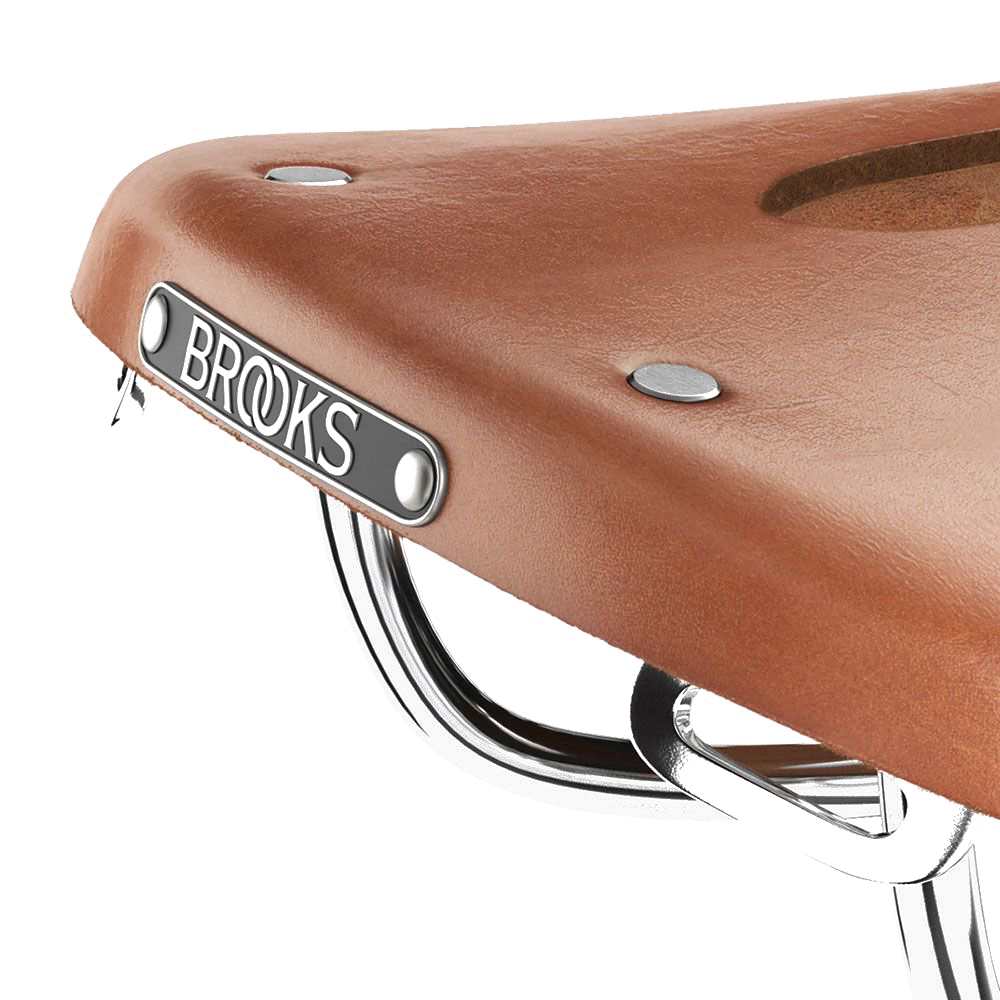 Седло Brooks B17 CARVED SHORT Honey фото 4