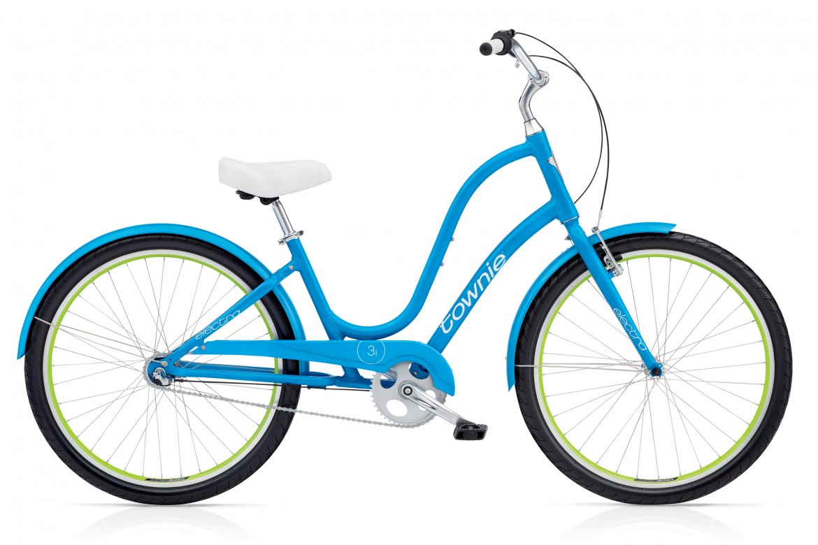 Велосипед 26" Electra Townie Original 3i Ladies' Caribbean Blue фото 
