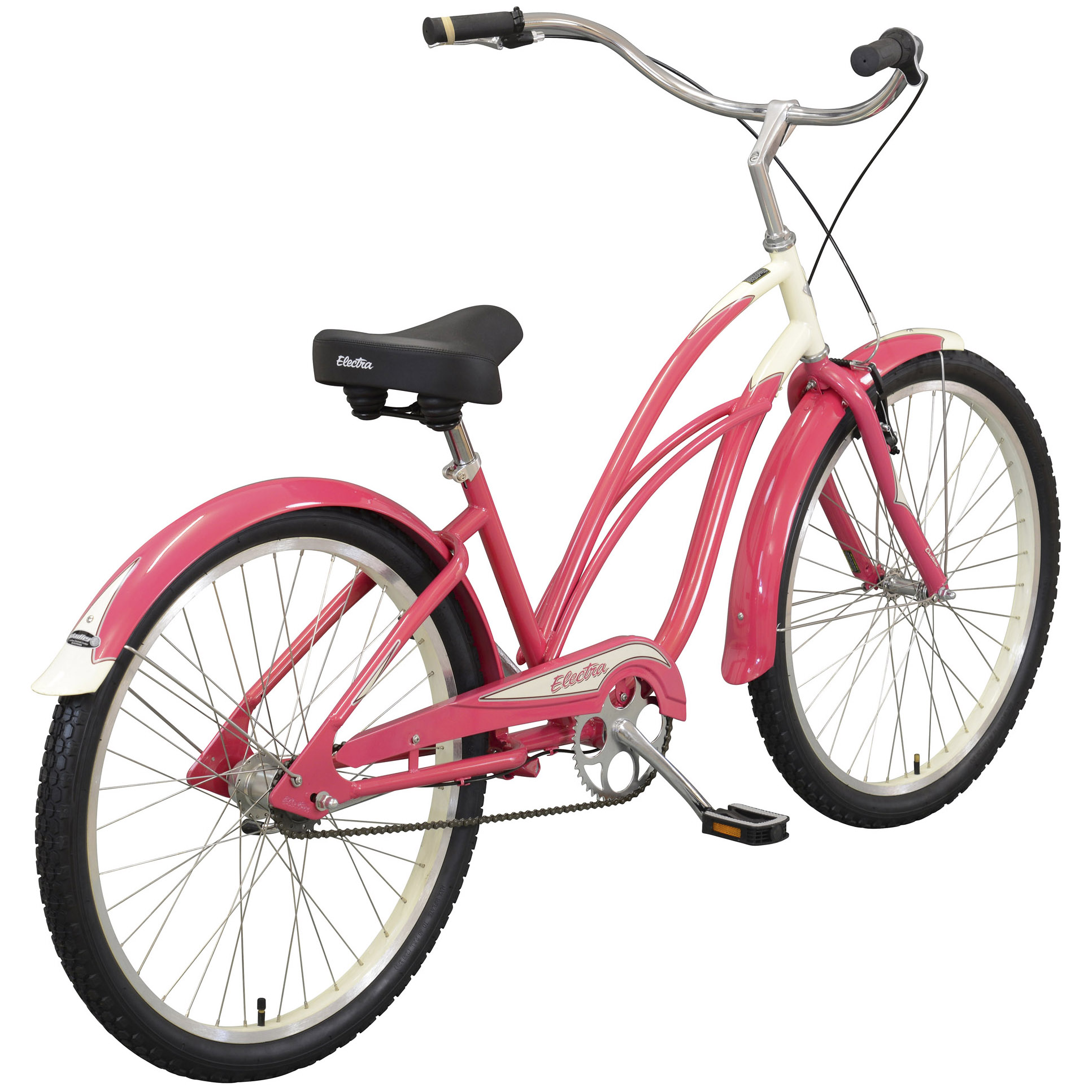 Велосипед 26" Electra Cruiser Custom 3i Ladies' Stawberry/Cream фото 2