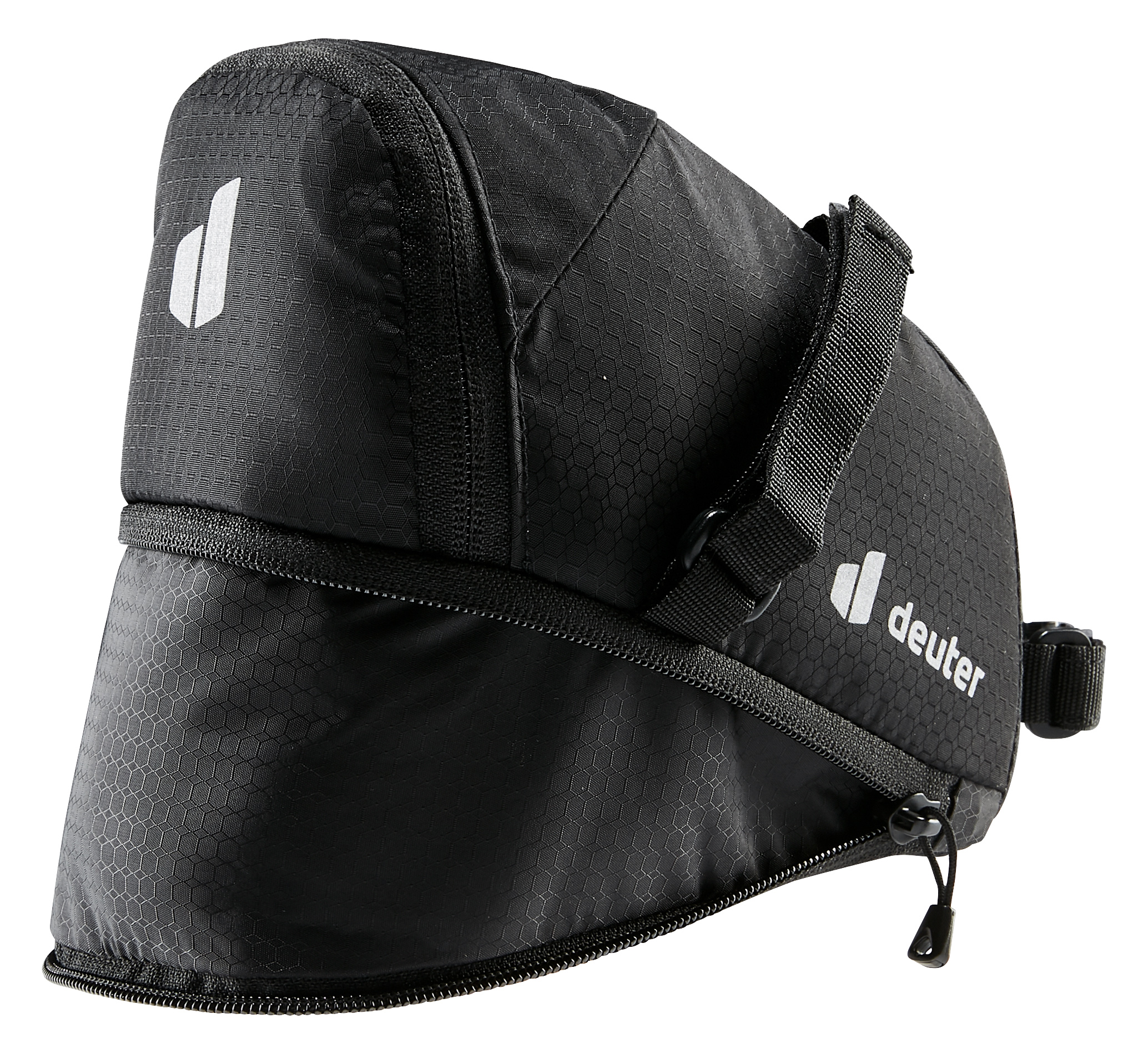 Сумка підсідельна DEUTER Bike Bag 1.1 + 0.3, чорна, 10x10x19 см, 80 г фото 