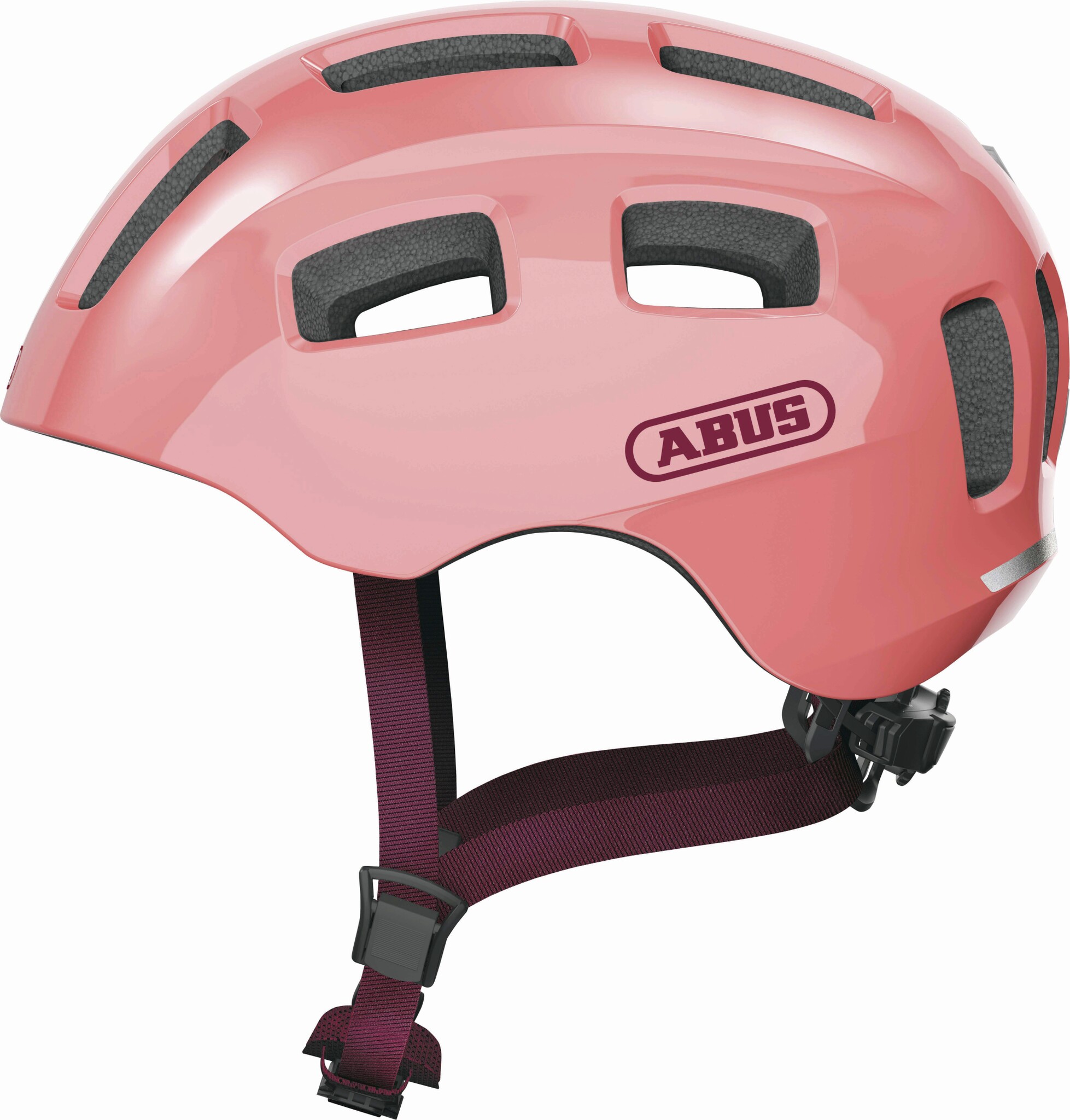 Шлем детский ABUS YOUN-I 2.0, размер S, Living Coral, коралловый