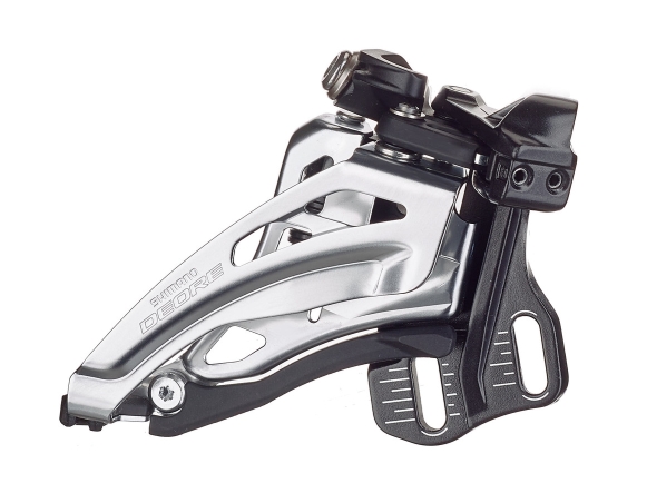 Переключатель пер. Shimano FD-M6020-E DEORE SIDE SWING, FRONT-PULL, E-TYPE, 38T, для 2X10 фото 