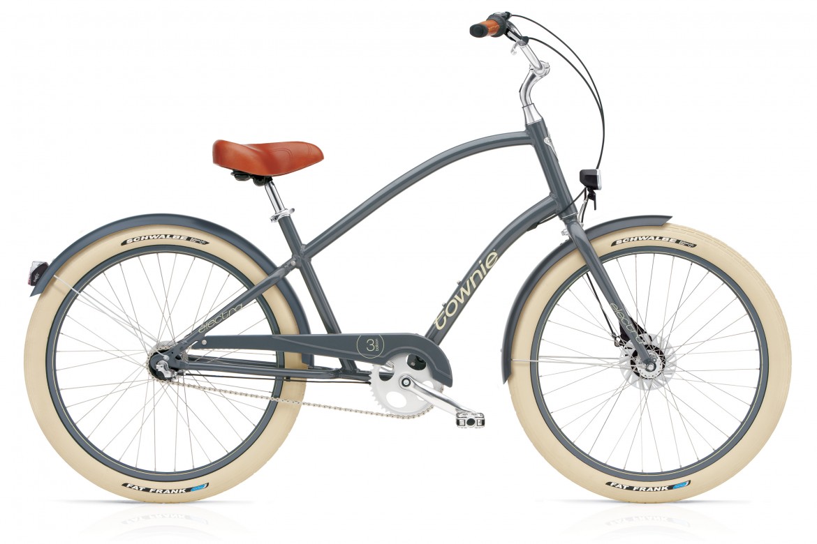 Велосипед 26 "Electra Townie Balloon 7i Men's slate blue + фара фото 