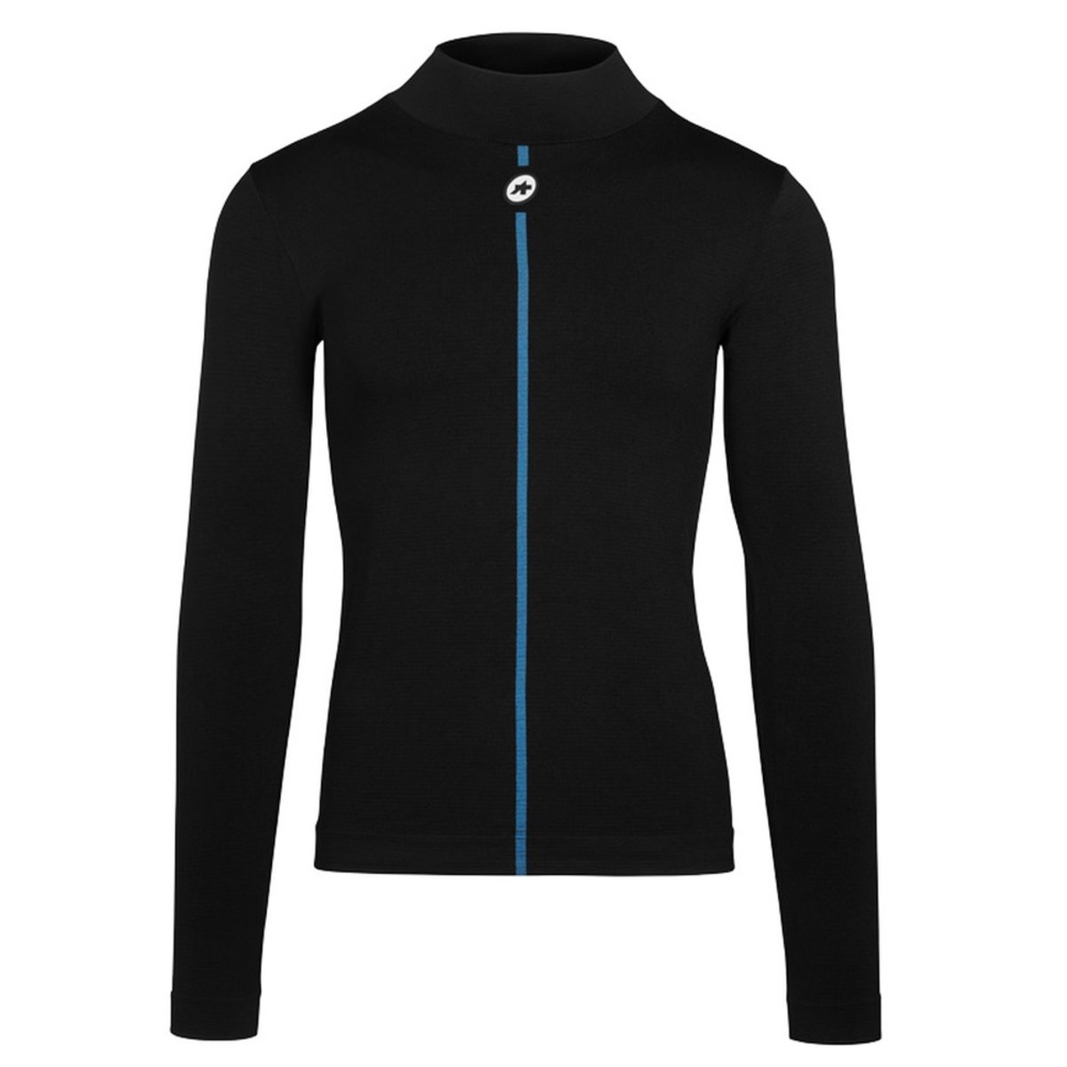 Термобельё ASSOS Winter LS Skin Layer Black Series, черное с синим, II/L-XL фото 