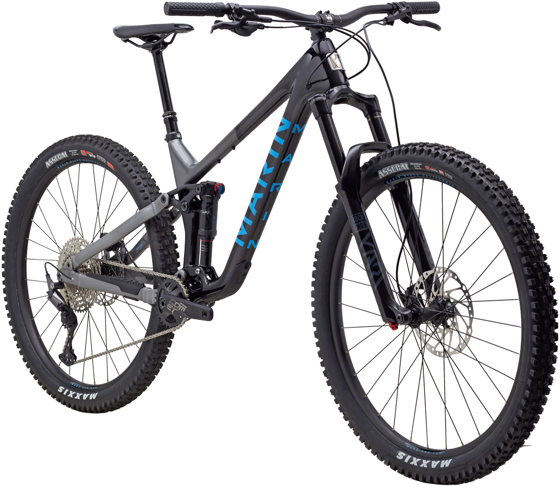 Велосипед 29" Marin Alpine Trail Carbon 1 рама - XL 2024 Gloss Black/Blue фото 2