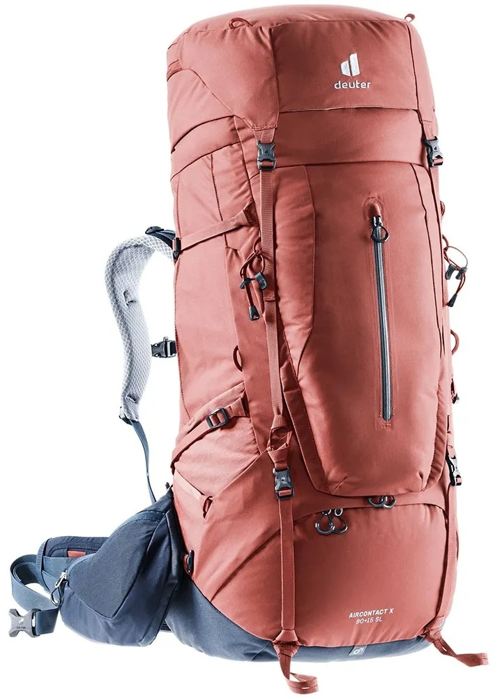 Рюкзак Deuter AIRCONTACT X 80+15 SL Redwood Ink фото 