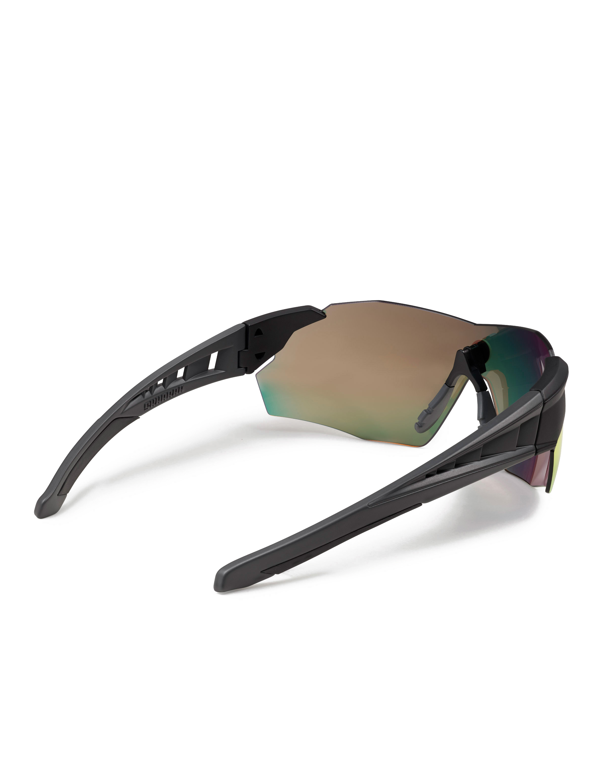 Очки ASSOS Eye Protection Skharab National Red, черные, красная линза фото 2