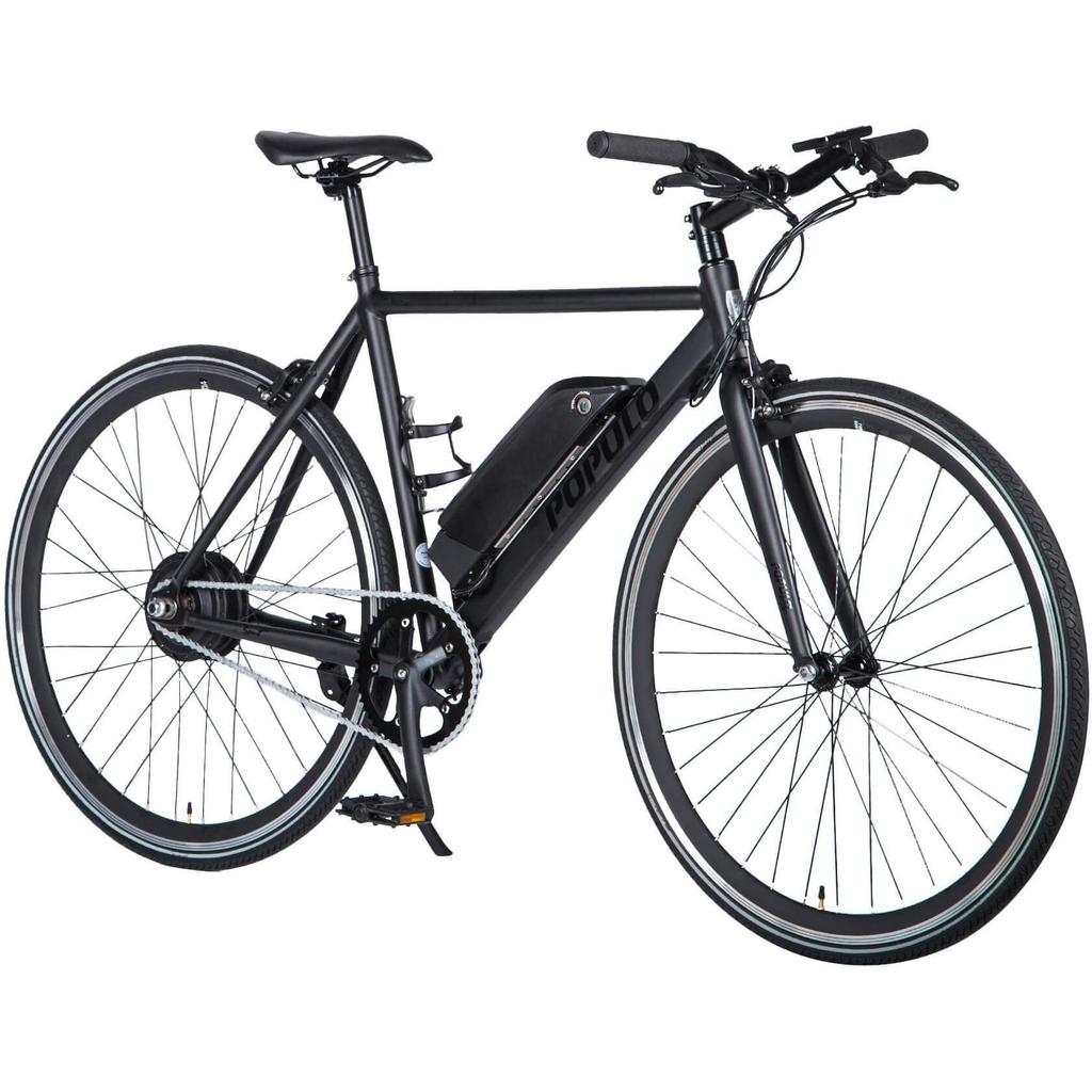 Велосипед 28" Populo Sport V2 электро привод 250W Black размер 55cm (M) фото 