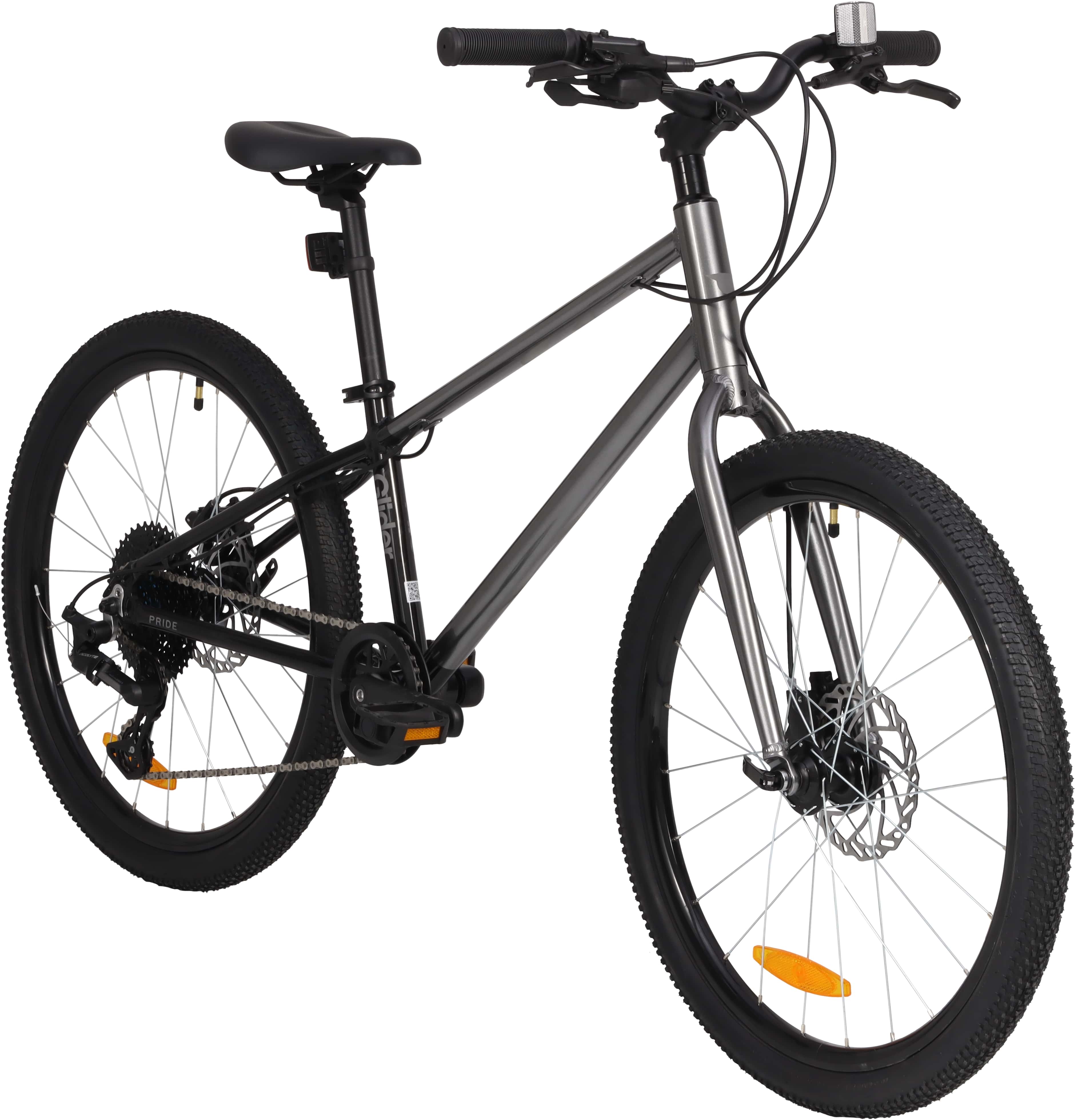 Велосипед 24" Pride GLIDER 4.2 темно-серый A5 фото 2