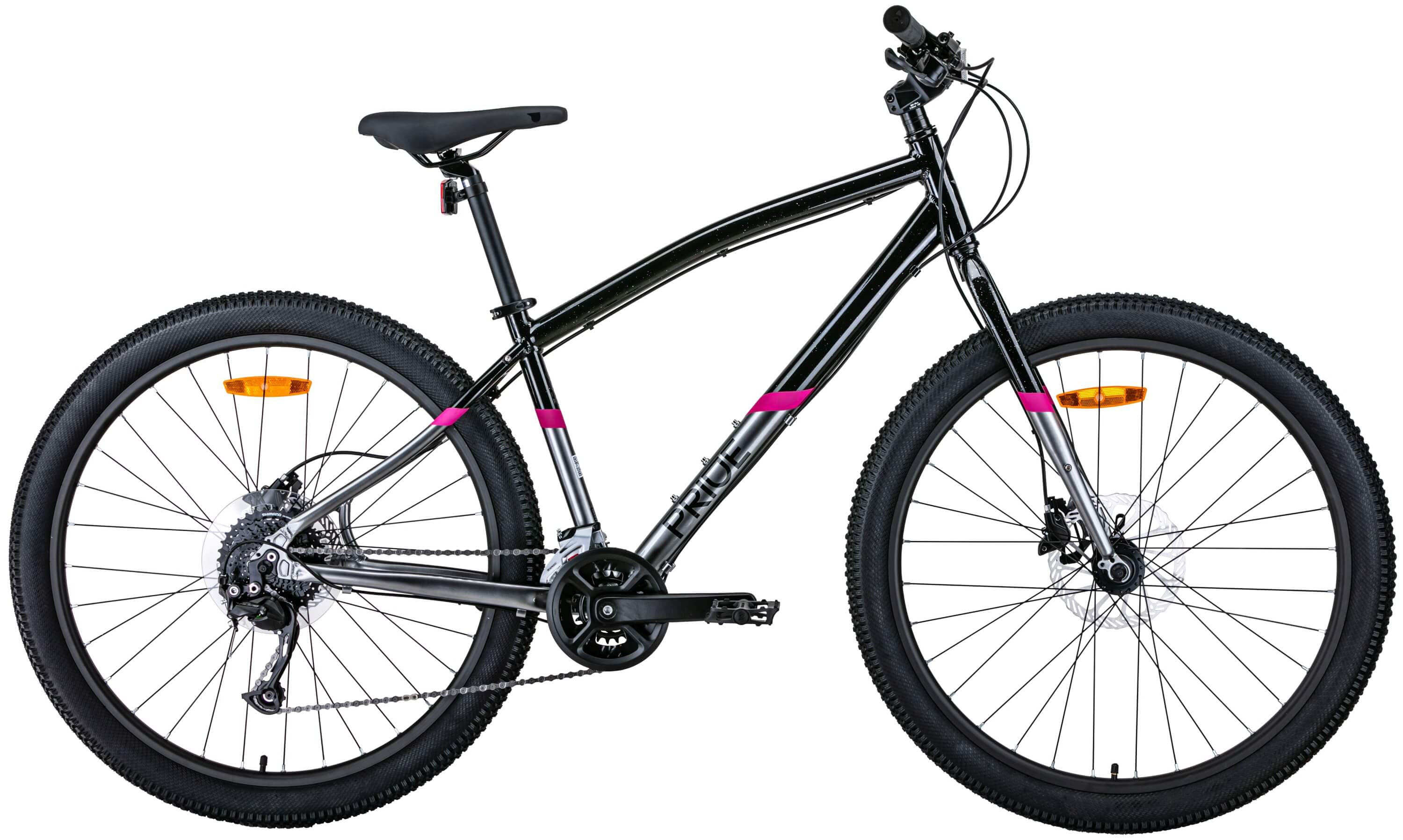 Велосипед 27,5" Pride ROCKSTEADY AL 7.2 рама - XL 2023 черный