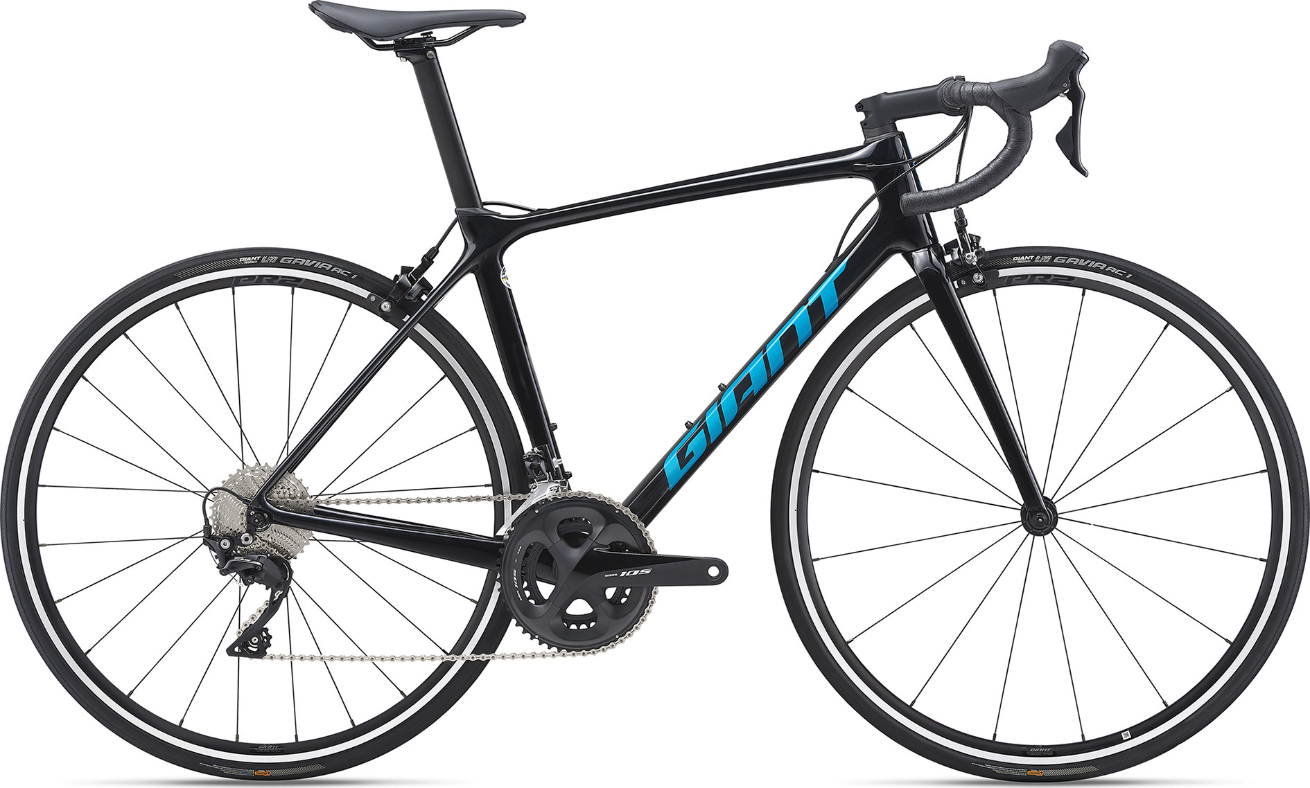 Велосипед 28" Giant TCR ADVANCED 2 рама - L Gloss Carbon Smoke/Teal A1 фото 