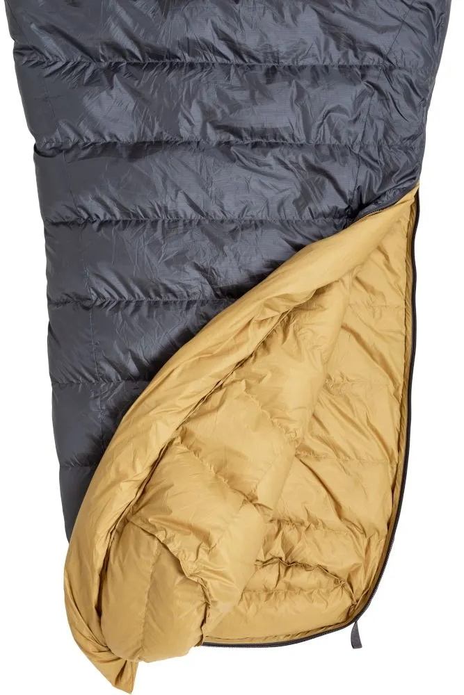 Спальний мішок Turbat NOX 400, пух, 185 см, Grey/Cheddar Orange фото 3