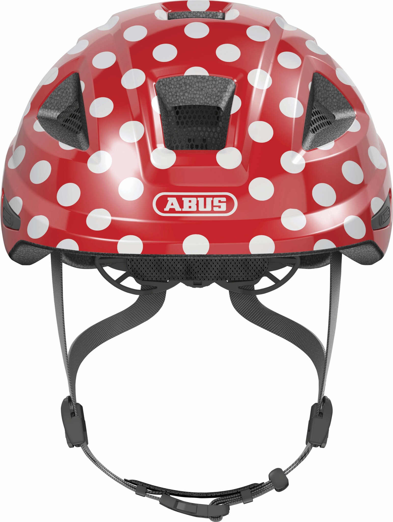 Велошолом дитячий ABUS ANUKY 2.0 Red Spots S фото 2