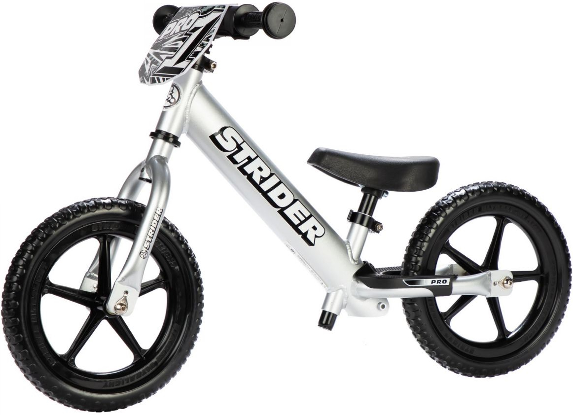 Біговел Strider 12 Pro, Silver фото 