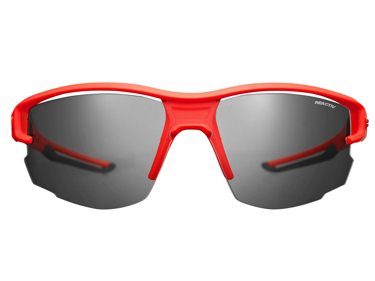 Окуляри Julbo AERO REACTIV PERFOMANCE 1-3 LIGHT AMPLIFIER, чорно-червоні, фотохромна лінза фото 3