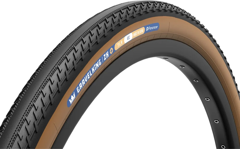 Покришка 700x50C Panaracer GRAVELKING ZX+ GEN2, чорна з коричневою боковиною фото 