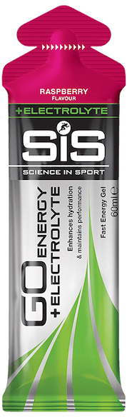 Гель изотонический углеводный c электролитами SIS GO ENERGY + ELECTROLYTE GEL, Малина, 60мл фото 